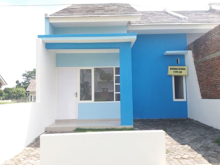 foto tampak rumah tipe 48 perumahan PERUMAHAN DIAMOND RESIDENCE