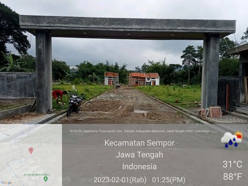foto gerbang perumahan TOP GRIYA SEMPOR