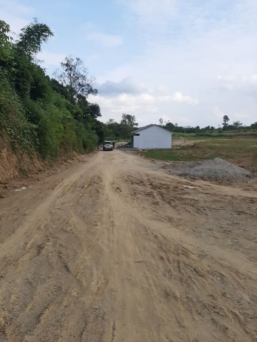 foto gerbang perumahan Saras Residence Patumbak