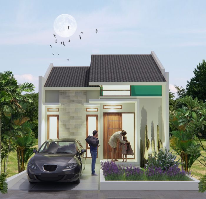 foto tampak rumah tipe 32/60 Komersil perumahan TOP GRIYA SEMPOR