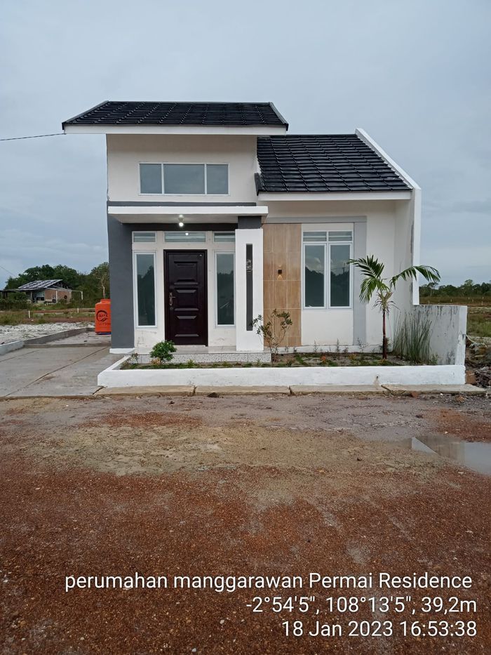foto tampak rumah tipe Belanger perumahan PERUMAHAN MANGGARAWAN PERMAI RESIDENCE