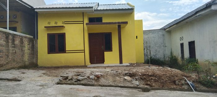 foto tampak rumah tipe 36 perumahan PESONA IDAMAN RAYA