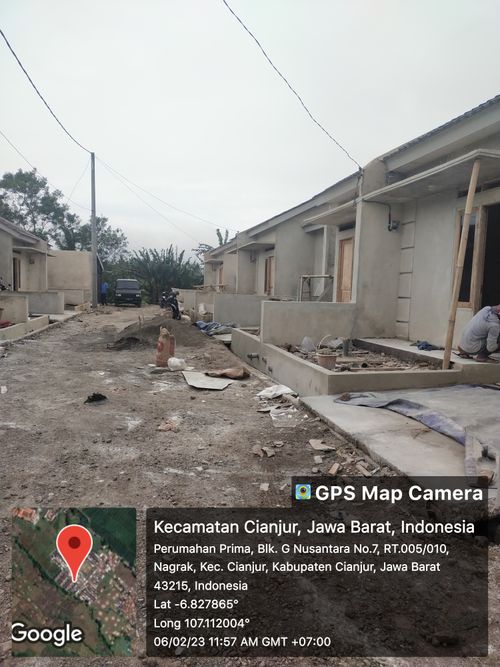 foto contoh rumah perumahan Prima Nagrak Nusantara Tahap 3