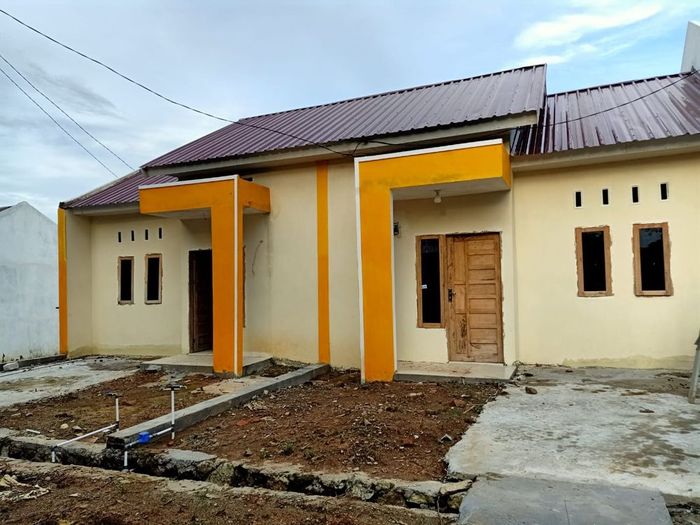 foto tampak rumah tipe 36 perumahan GRIYA YUMNA tahap 2