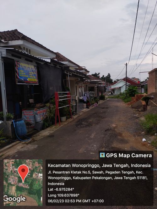 foto posisi tengah perumahan GRAHA NAYA PEGADEN II