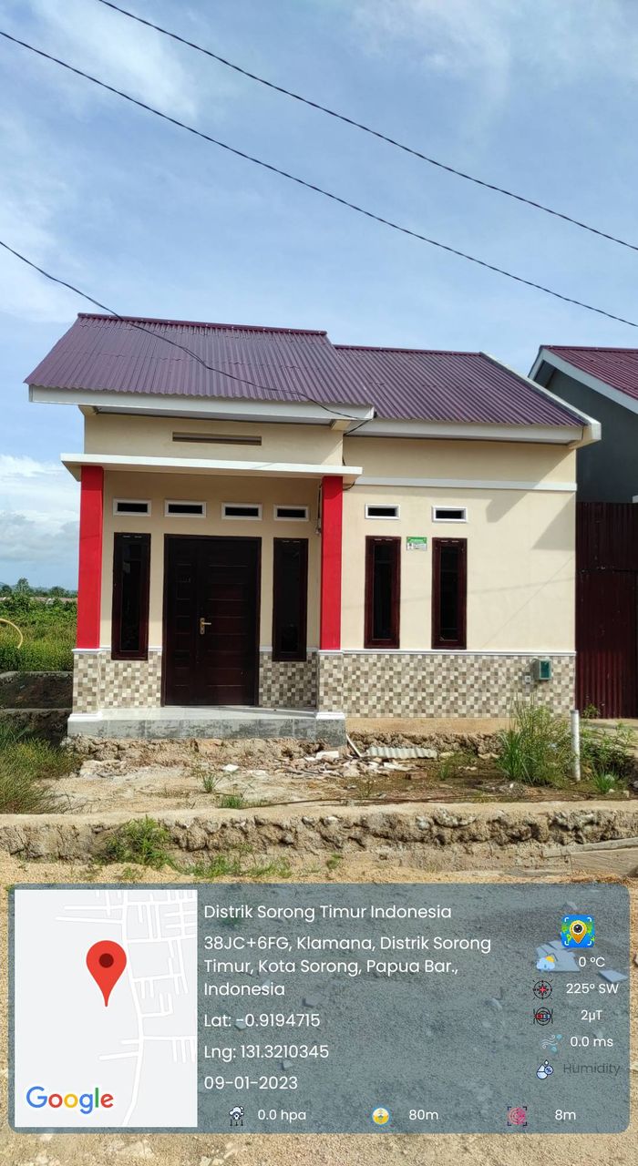 foto tampak rumah tipe 36 m2 perumahan AQWA MULIA RESIDENCE 5