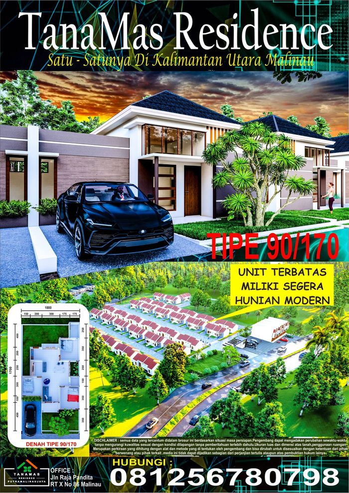 foto tampak rumah tipe B perumahan TANAMAS RESIDENCE