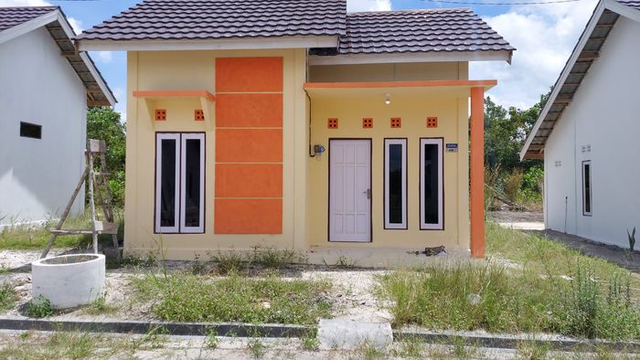 foto tampak rumah tipe 36 perumahan Graha Kopong 1 B