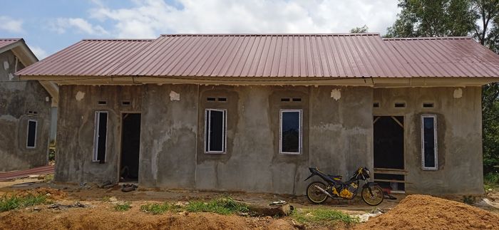 foto tampak rumah tipe 36 perumahan PINANG RESIDENCE 2