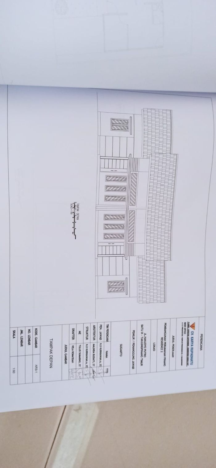 foto tampak rumah tipe 45 perumahan PINANG RESIDENCE 2