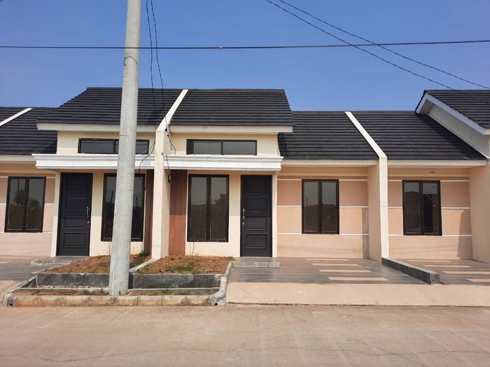 foto tampak rumah tipe 36/72 perumahan SULTANA RESIDENCES
