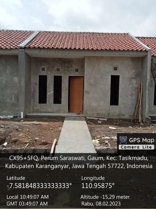 foto contoh rumah perumahan PERUM SARASWATI BARU 2