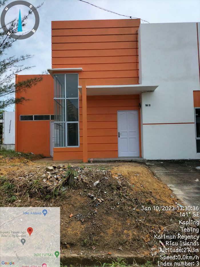 foto tampak rumah tipe 80 perumahan Balai City & Garden