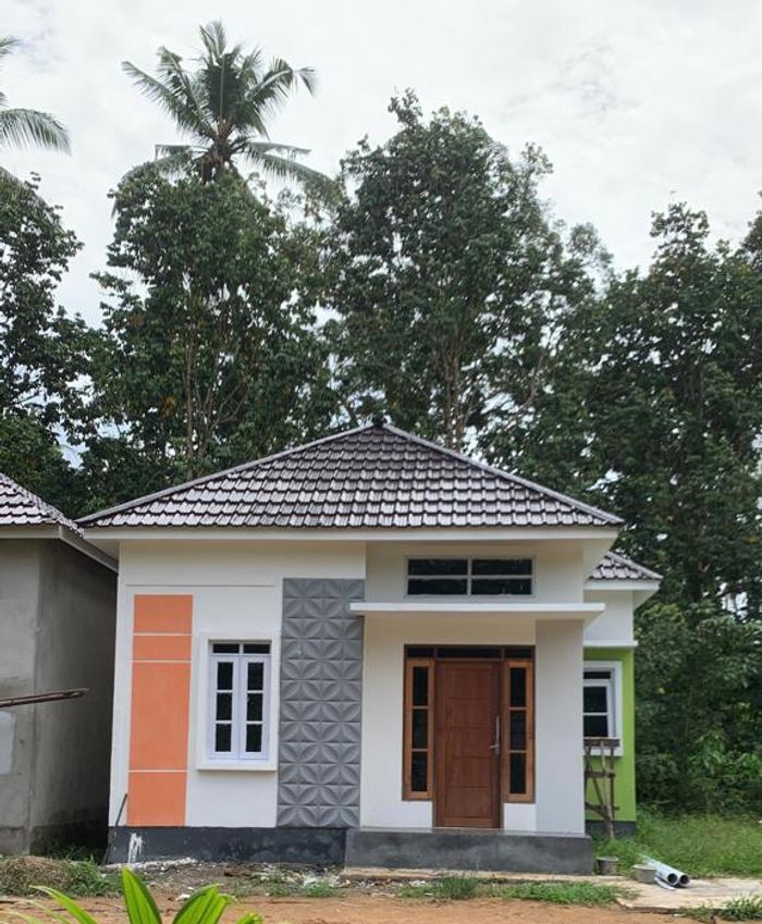 foto tampak rumah tipe 36 perumahan AMESTA RAYA RESIDENCE