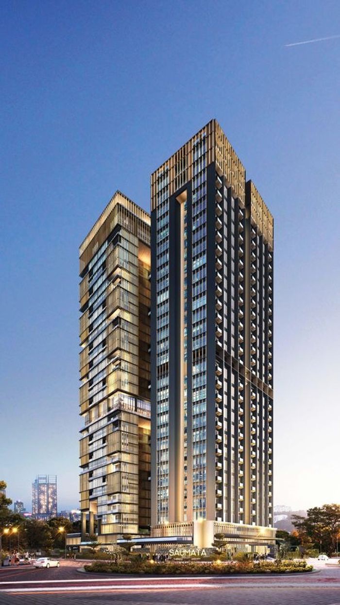 foto tampak rumah tipe Penthouse Suites perumahan SAUMATA SUITES