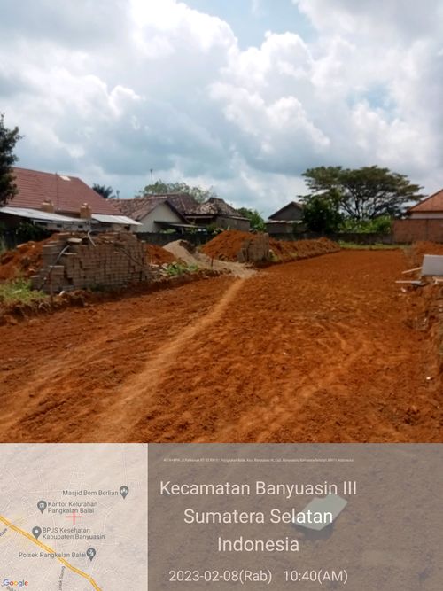 foto posisi tengah perumahan SRIGADING MUNAI RESIDENCE