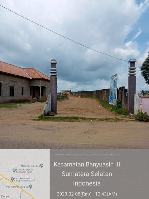 foto gerbang perumahan SRIGADING MUNAI RESIDENCE
