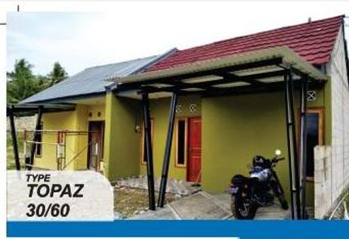 foto tampak rumah tipe 30 perumahan Pandak Carani Madani