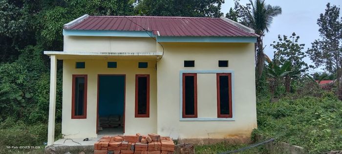 foto tampak rumah tipe 36 perumahan PERUMAHAN TAWAKKAL PERMAI