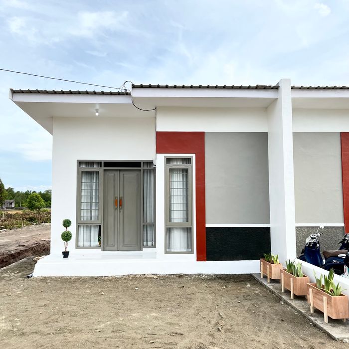 foto tampak rumah tipe 34/100 perumahan CITRA LATAMBAGA INDAH 2