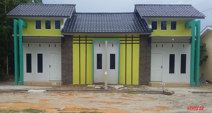 foto tampak rumah tipe 36/105 perumahan GRAHA NUSANTARA RESIDENCE 2