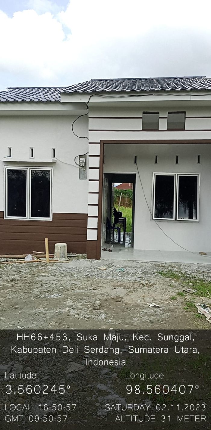 foto tampak rumah tipe 36 subsidi perumahan SEJUTA BERKAH VI