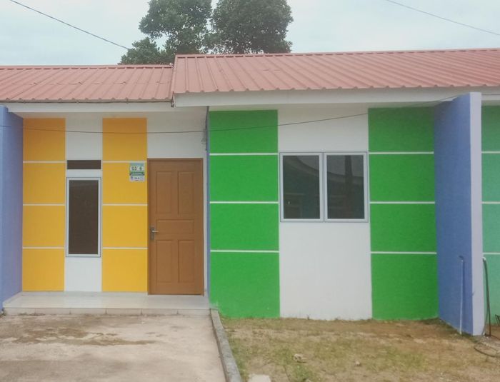 foto tampak rumah tipe 36 perumahan Anggrek Permai Residence