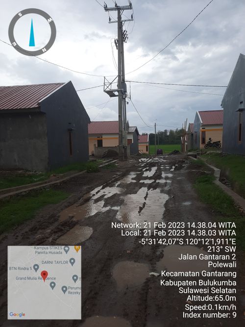 foto posisi tengah perumahan PERUM VILLA EMAS REGENCY 3 CLUSTER MUTIARA