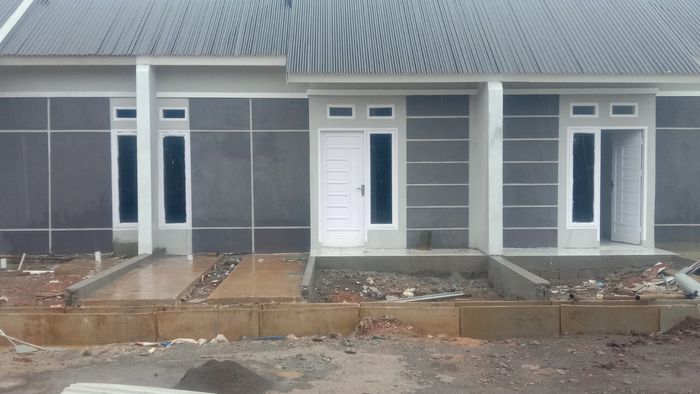 foto tampak rumah tipe 36/72 perumahan ZAMRUD RESIDENCE GUSUNG