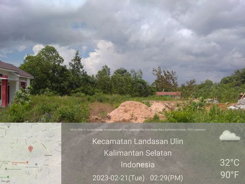 foto posisi tengah perumahan HUNIAN BERKAH MULTAZAM