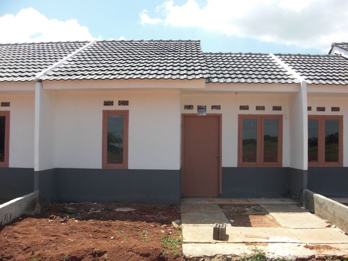 foto tampak rumah tipe Harga Promo - Blok E2/12A perumahan Salaka Nagara