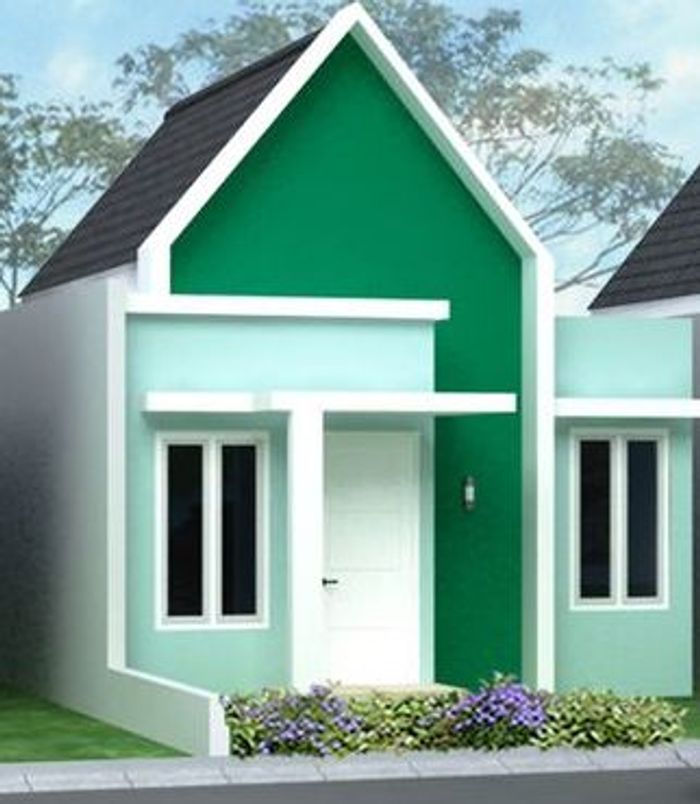 foto tampak rumah tipe 36/84 perumahan Griya Permata Serang 4