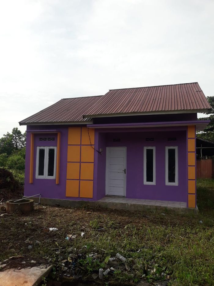 foto tampak rumah tipe 36 perumahan PESONA MANDIRI