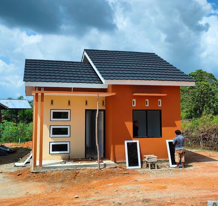 foto tampak rumah tipe 36 perumahan ALUN - ALUN RESIDENCE