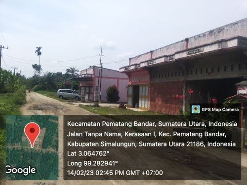 foto gerbang perumahan Puri Aman Indah Kerasaan
