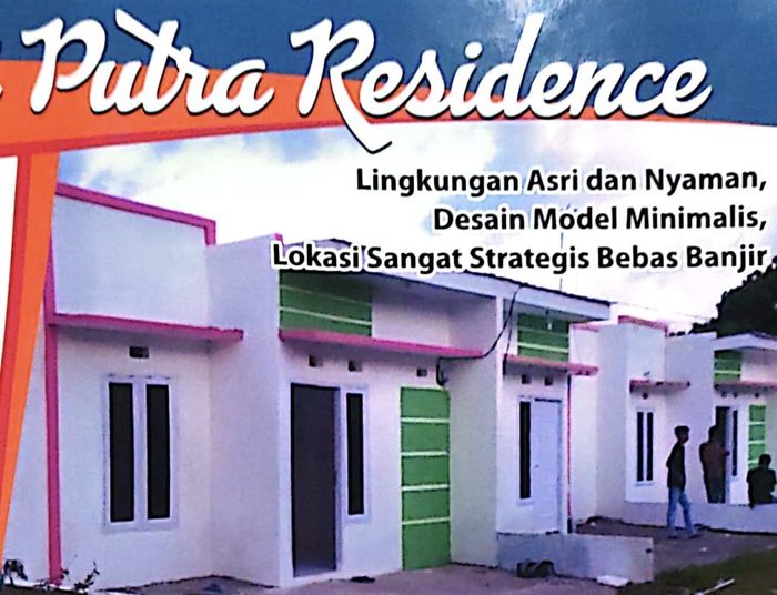 foto tampak rumah tipe 36 perumahan TRI PUTRA RESIDENCE