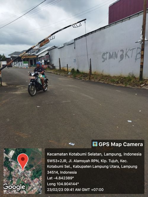 foto gerbang perumahan PERUMAHAN BUMI INDAH PERMAI KELAPA TUJUH