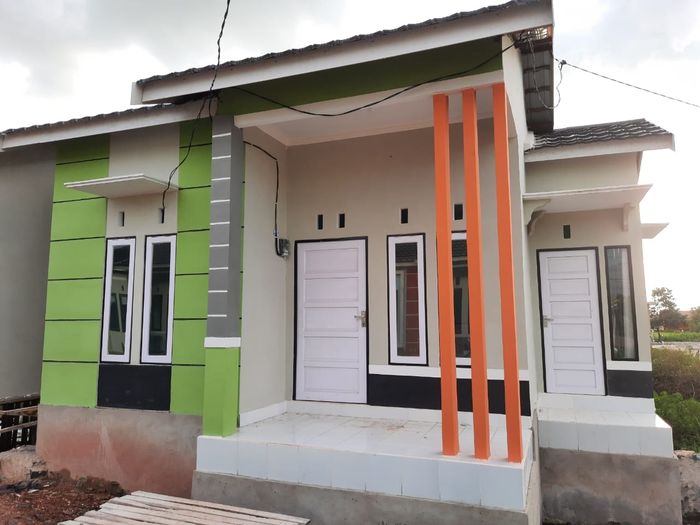 foto tampak rumah tipe 36 perumahan ANUGRAH MANARAP PERMAI 2