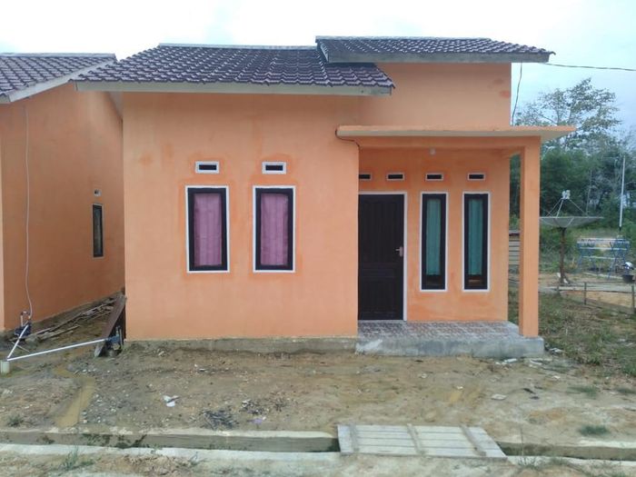 foto tampak rumah tipe 36 perumahan GRIYA SURYA MITRA III