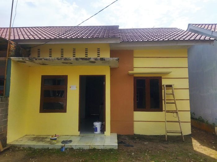 foto tampak rumah tipe 36 perumahan Roemah Sejahtera Syamsul II