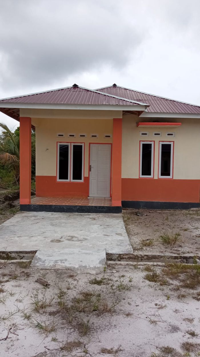 foto tampak rumah tipe 36 perumahan BENGARIS INDAH PERMAI