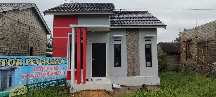 foto tampak rumah tipe Rumah Subsidi perumahan PONDOK RABBANI 4