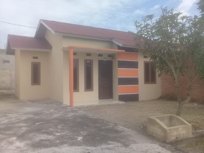 foto tampak rumah tipe RSH 36 perumahan Villa Mutiara Tahap I