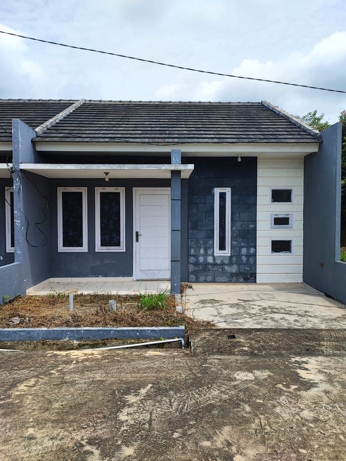 foto tampak rumah tipe 36 perumahan PESONA IMPIAN RESIDENCE INDRALAYA