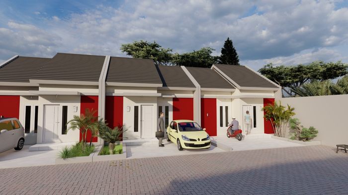 foto tampak rumah tipe Subsidi perumahan DE DAUN RESIDENCE