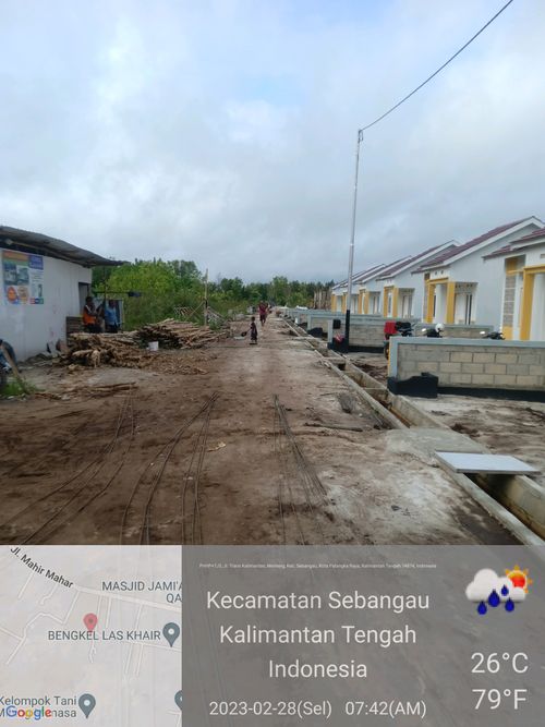 foto posisi tengah perumahan CITRA KAHAYAN 4