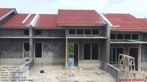 foto contoh rumah perumahan Perum Karang Indah Jaya