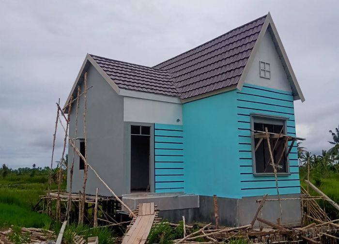 foto tampak rumah tipe 36 perumahan GREEN SUNNY LIVING