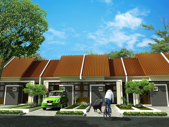 foto tampak rumah tipe 31/60 (107) 2015 perumahan Alam Sanggar Indah