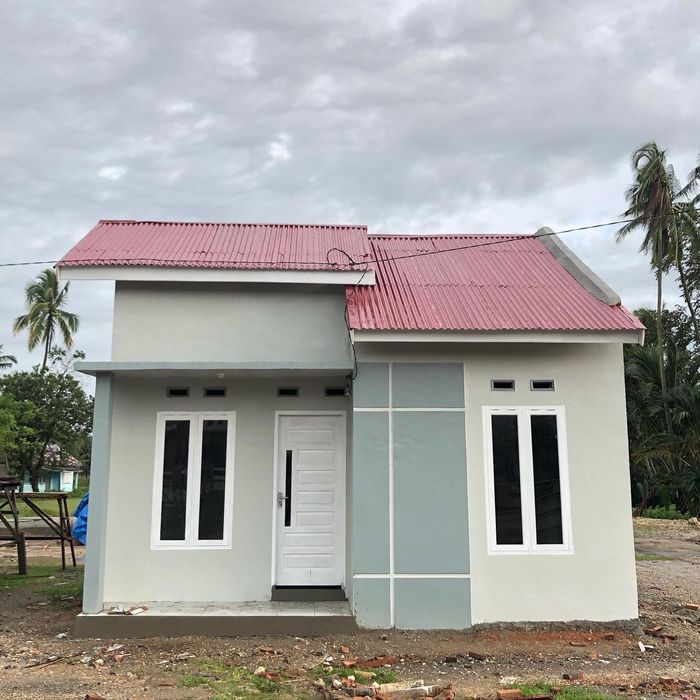 foto tampak rumah tipe 36 perumahan Abiyyu Regency 2